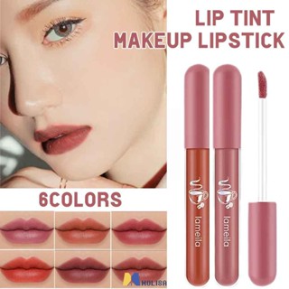 ลิปสติก Women Soft Glass Lip Glaze Moisturizing Lip Gloss ย้อม Lip Liquid Moisturizing MOLISA