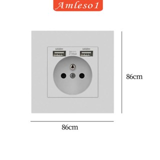 [Amleso1] ซ็อกเก็ตชาร์จไฟฟ้า USB สําหรับเครื่องใช้ในครัวเรือน