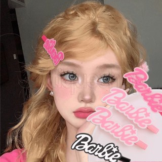 [ Featured ] Dopamine Sweet Hair Accessories / Fashions Y2k Bangs Side BB Clip / Girl Cute Side Hairpin / Letters Duckbill Hair Clips / Korean INS Pink Hair Barrettes /