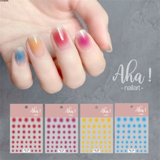 【ในการจัดส่ง】 12 สีงานฝีมือติดด้วยตนเองเล็บสติ๊กเกอร์ไล่โทนสีเล็บสติ๊กเกอร์ตกแต่งตกแต่งเล็บ