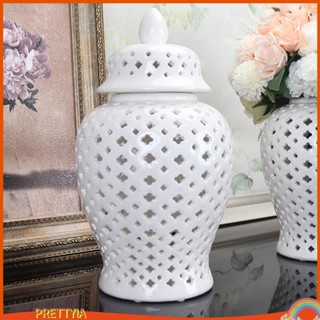 [PrettyiaTH] โหลเซรามิค พร้อมฝาปิด สําหรับใส่ขิง ดอกไม้
