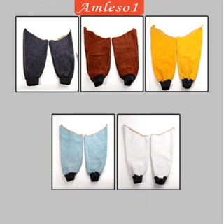 [Amleso1] ใหม่ ปลอกแขนเชื่อม ยาว 19 นิ้ว ทนต่อเปลวไฟ พร้อมยางยืด