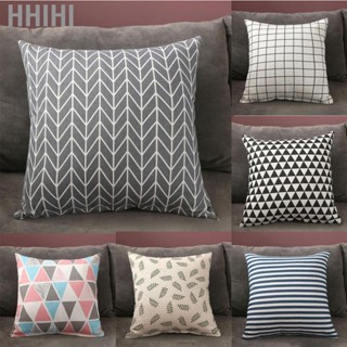 Hhihi Home Pillow Case Sofa Cushion Accessories Linen Nordic Style Daily Use Textiles