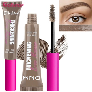 Dnm Natural Stereoscopic Fiber Eyebrow Dyeing Gel Lasting Natural Non Dizzy Dyeing Non Decolorization Eyebrow ครีมจัดแต่งทรงผม [TOP]