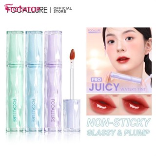 Focallure Jelly Watery Lip Tint Nourishing Lip Tint 9 สี High Shine ลิปกลอสสูตรไม่เหนียวเหนอะหนะสีติดทนนานริ้วรอยริมฝีปากแต่งหน้า [TOP]