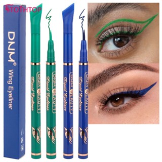 Dnm Wing Tail สีสันปากกาอายไลเนอร์ Matte Quick-drying Fast Film Forming กันน้ำยาวนาน Stage Eye แต่งหน้า 12 สี [ด้านบน]