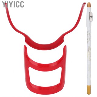 Yiyicc Beard Template  Barber Pencil Ergonomic Mustache Guide Shaper Flexible for Home Travel