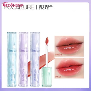 Focallure Water Glass Lip Glaze Non-stick Cup Long-Lasting Moisturizing Jelly Water Light สีลิปสติก [TOP]