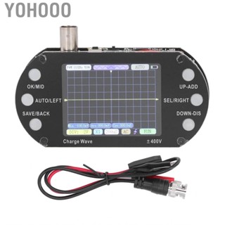 Yohooo Mini Oscilloscope 320x240 Resolution Wide Application 500KHz Analog Bandwidth Digital for Research