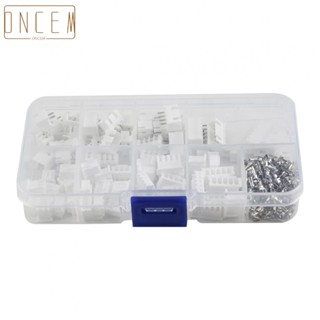 【ONCEMOREAGAIN】Terminal 2 3 4 5 Pin JST Male Female Kit Nylon+Tinned Copper White XH2.54mm