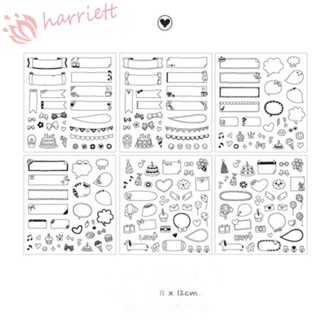 Harriett สติกเกอร์กระดาษ DIY สําหรับตกแต่งสมุดภาพ