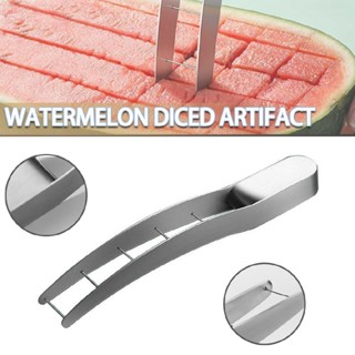 Watermelon Cutter Slicer Stainless Steel Watermelon Cube Cutter Melon Cutter