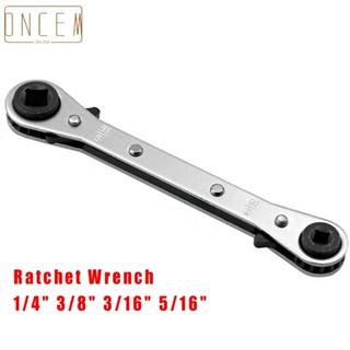 【ONCEMOREAGAIN】Refrigeration Wrench Wrench 1/4 3/8 3/16 5/16 Inch Port Valve Protable Reliable