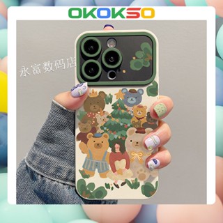 [Okso] เคสโทรศัพท์มือถือแบบนิ่ม กันกระแทก ลายการ์ตูนหมี พร้อมตุ๊กตา สําหรับ OPPO Reno9 Reno8 Reno7pro reno6 5