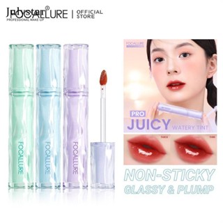 JULYSTAR Focallure Jelly Watery Lip Tint Nourishing Lip Tint 9 สี High Shine ลิปกลอสสูตรไม่เหนียวเหนอะหนะสียาวนานริ้วรอยริมฝีปากแต่งหน้า