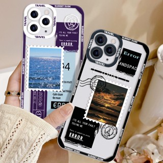 เคสโทรศัพท์มือถือ TPU For iPhone 11 13 14 Pro Max XR 7 8 Plus 12 13 11 Pro Max 14 Pro XS Max X XR กล้องป้องกัน สำหรับ