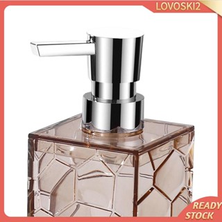 [Lovoski2] เครื่องจ่ายสบู่เหลว แบบใส เติมได้ 320 มล.