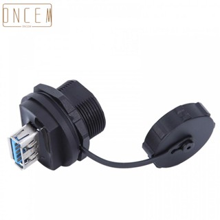 【ONCEMOREAGAIN】USB Connector Adapter Directly Panel Plug USB 3.0 Waterproof Brand New