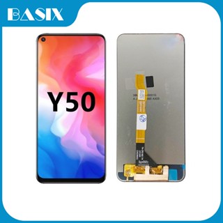 อะไหล่หน้าจอสัมผัส LCD แบบเปลี่ยน สําหรับ VIVO Y50 1935 Y50 6.53