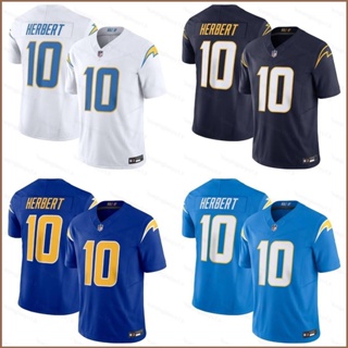 เสื้อกีฬาแขนสั้น ลายทีมชาติฟุตบอล HQ1 NFL Los Angeles Herbert F.U.S.E. เสื้อยืดกีฬาฟุตบอล พลัสไซซ์ QH1