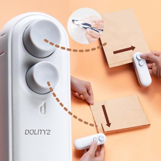 [Dolity2] เครื่องซีลถุงสูญญากาศ แบบพกพา 2 in 1 สําหรับเก็บอาหาร