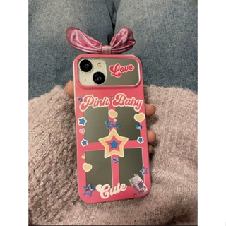 เคสโทรศัพท์มือถือ กันตก ป้องกัน ประดับโบว์ สําหรับ Apple Iphone 14promax 13 14pro 13pro 14