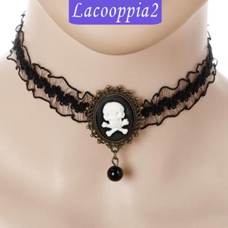 [Lacooppia2] สร้อยคอ พร้อมจี้ สไตล์โกธิค สําหรับปาร์ตี้ฮาโลวีน