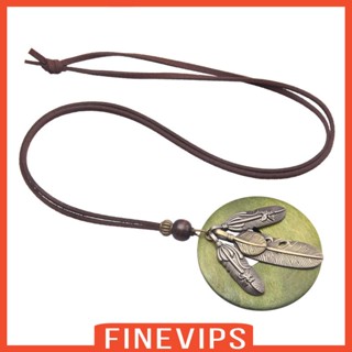 [Finevips] สร้อยคอโซ่ยาว จี้ขนนก ใบไม้ สไตล์เรโทร อัลลอย สําหรับวันครบรอบ วันแต่งงาน เพื่อน