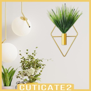 [Cuticate2] แจกันดอกไม้โลหะ สไตล์โบโฮ สําหรับแขวนตกแต่งผนังบ้าน ห้องนอน ห้องเรียน