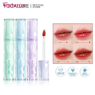 Focallure 9 สี Jelly Water Light Lip Glaze Moisturizing Lip GLOSS Non-Stick CUP Lip Glaze Moisturizing [TOP]