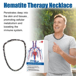 Hematite Necklace Strong Magnetic Necklace for Healing Therapy Pain Relief Gifts