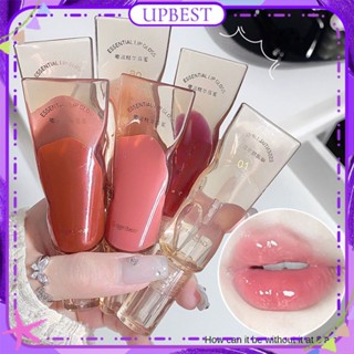 ♕ Gegebear Du Run Essence Lip Gloss Honey Water Gloss Mirror Transparent Glass Moisturizing Lip Oil Easy To Color Long Lasting Lip Makeup 6 แบบยอดนิยม