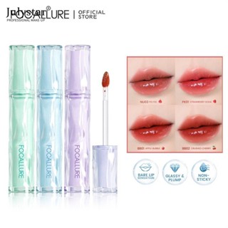 JULYSTAR Focallure 9 สี Jelly Water Light Lip Glaze Moisturizing Lip Gloss Non-stick Cup Lip Glaze Moisturizing