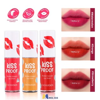 Wave 【พร้อมสต็อก】 Dyed Lip Fluid Moisturizing Matte Lip Glaze ลิปกลอสข้ามพรมแดนติดทนนานลิปสติก Water Lip Glaze ไม่ซีดจาง MOLISA