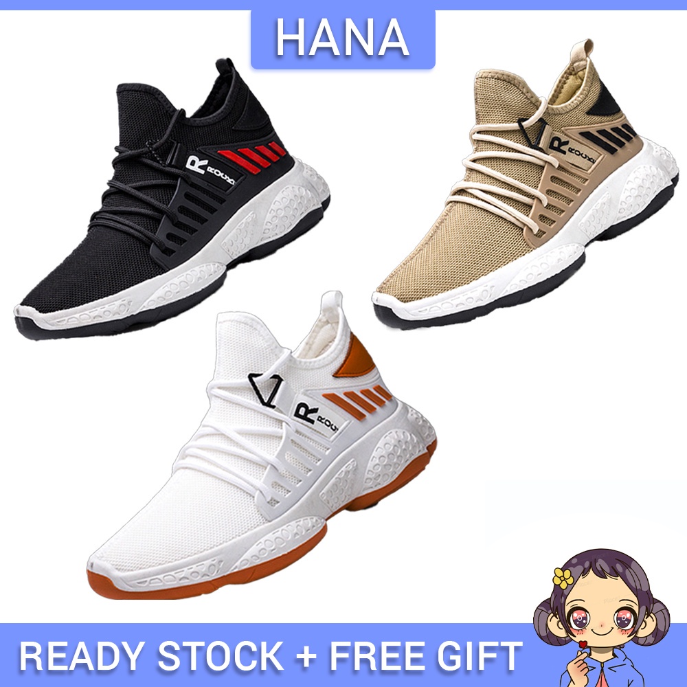 HANA Hunter Sneaker Sport Breathable Sneaker รองเท้าผ้าใบผู้ชายคลาสสิก [SH1449]