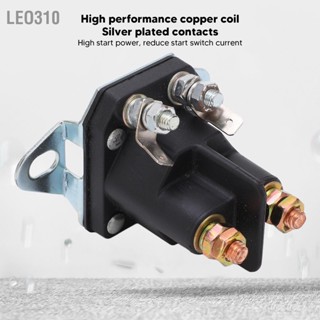 Leo310 Starter Solenoid Relay ABS Housing Copper Coil Lawn Mower Replacement for Vehicle 12V