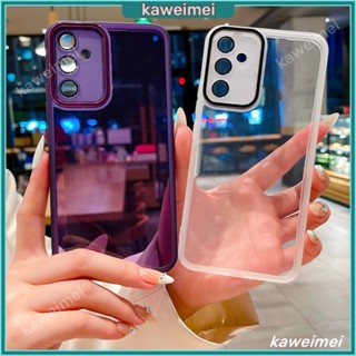 เคสโทรศัพท์มือถือ ซิลิโคนนุ่ม ใส กันกระแทก กันรอยกล้อง สําหรับ Samsung Galaxy A54 A34 A24 A14 5G A73 A53 A33 A23