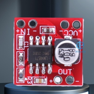 Lm4871 บอร์ดโมดูลขยายเสียง 3W DC 3V-5V ขนาดเล็กพิเศษ สําหรับลําโพงอิเล็กทรอนิกส์ DIY [Missece.th]