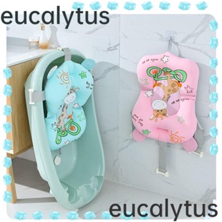 Eucalytus1 เสื่อตาข่ายรองอาบน้ํา โพลียาว ระบายอากาศ สามสายรัด สําหรับเด็กทารก