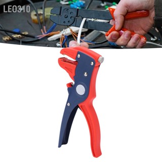 Leo310 เครื่องปอกสายไฟอัตโนมัติเหล็กคาร์บอนเครื่องปอกสายเคเบิลแบบมัลติฟังก์ชั่นที่สามารถปรับได้สำหรับอุตสาหกรรม