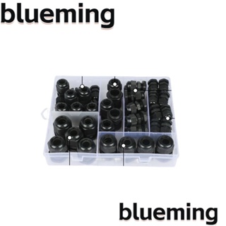 Blueming2 ตัวเชื่อมต่อสายเคเบิล PG ไนล่อน พลาสติก กันน้ํา สีดํา ประเภท M 50 ชิ้น