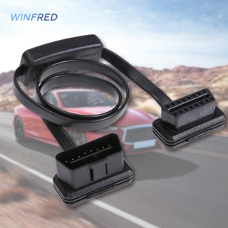 ขายดี สายเคเบิลต่อขยาย OBD 2 16 Pin OBD 2 Auto ELM327 [Winfred.th]