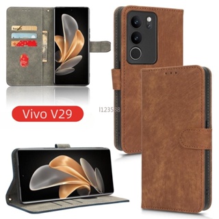 เคสโทรศัพท์มือถือหนัง ฝาพับ กันกระแทก สําหรับ Vivo V 29 V29 Pro VivoV29 V29Pro V29Lite 5G 2023 5G