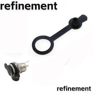 Refinement ฝาครอบแจ็คซ็อกเก็ต DC-022 กันน้ํา 5.5 มม. x 2.1 มม. 5.5*2.1 5.5*2.5 มม. 11 มม.