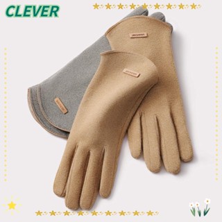 Clever ถุงมือผ้ากํามะหยี่ กันความร้อน กันลื่น สไตล์เยอรมัน สําหรับผู้หญิง