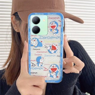 เคสมือถือ TPU แบบนิ่ม ลายการ์ตูนโดเรม่อนน่ารัก สําหรับ VIVO V29 Y78 Y27 Y36 V27 V27e Y02 Y02A Y02T V25e V25 Pro 5G 4G VIVOY78