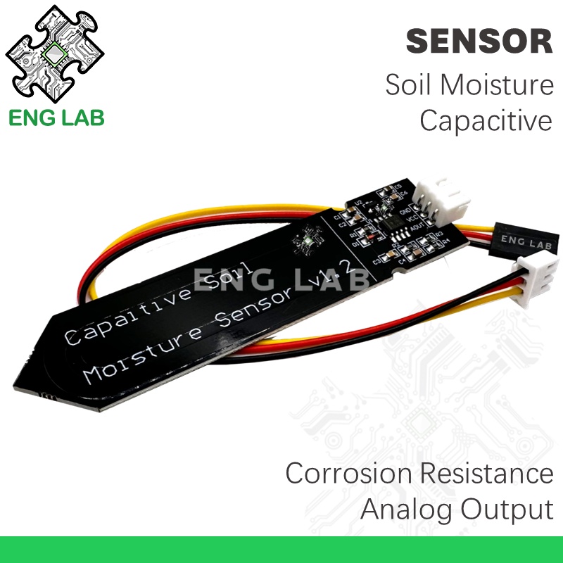 ENGLAB★โมดูลเซนเซอร์ความชื้นในดิน,เครื่องวัดความชื้นทนต่อการกัดกร่อน,วงจรตรวจจับความชื้น