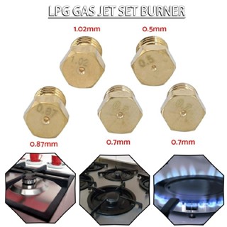 5pcs LPG Gas Jet Set Burner Gas Hob LPG Conversion Kit Nozzles Propane Injector