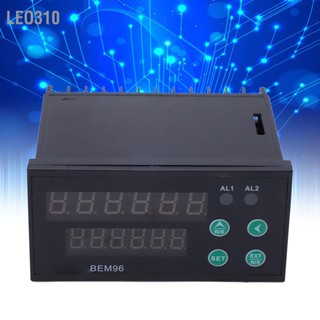  Leo310 Digital Timer Counter จอแสดงผลดิจิตอล 6 หลักนับจับเวลามัลติฟังก์ชั่นเคาน์เตอร์สำหรับท่ออุตสาหกรรม AC100-240V