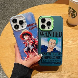 กรณีอะคริลิคแข็ง ใช้สำหรับ เคสไอโฟน14Promax One Piece Luffy กล้องหลุมขนาดใหญ่กันกระแทก Apple iPhone11 12 13 14 Pro Max เคสไอโฟน11 เคสไอโฟน12 pro max เคสไอ